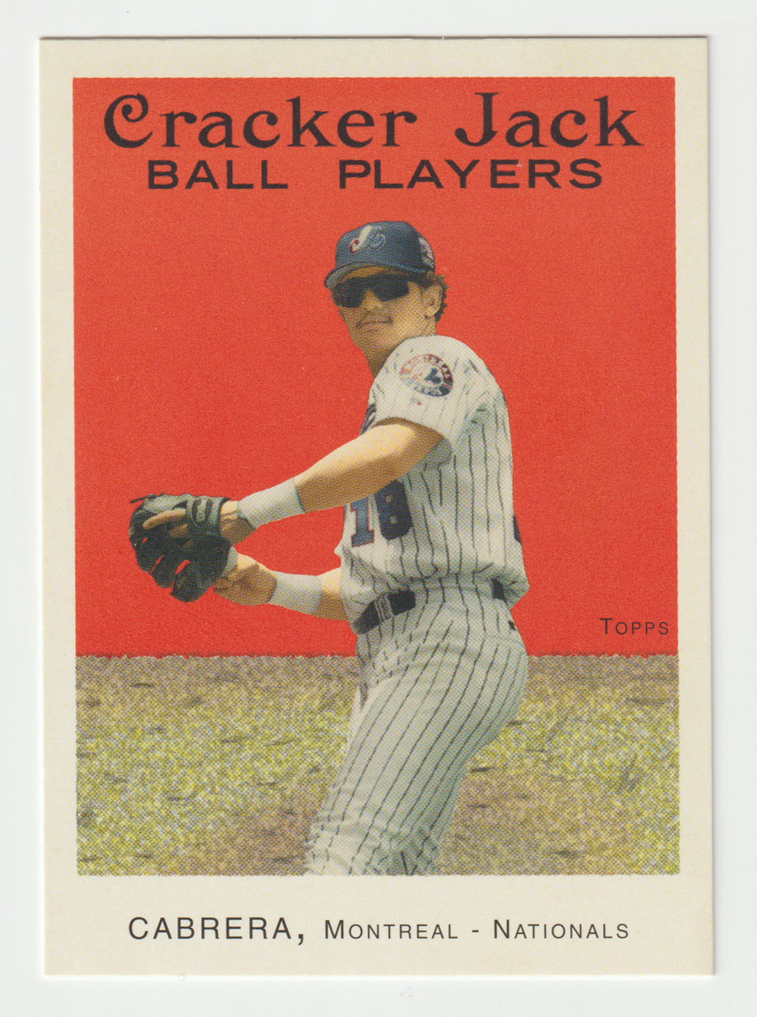 Orlando Cabrera - Montreal Expos (MLB Baseball Card) 2004 Topps Cracker Jack # 61 Mint
