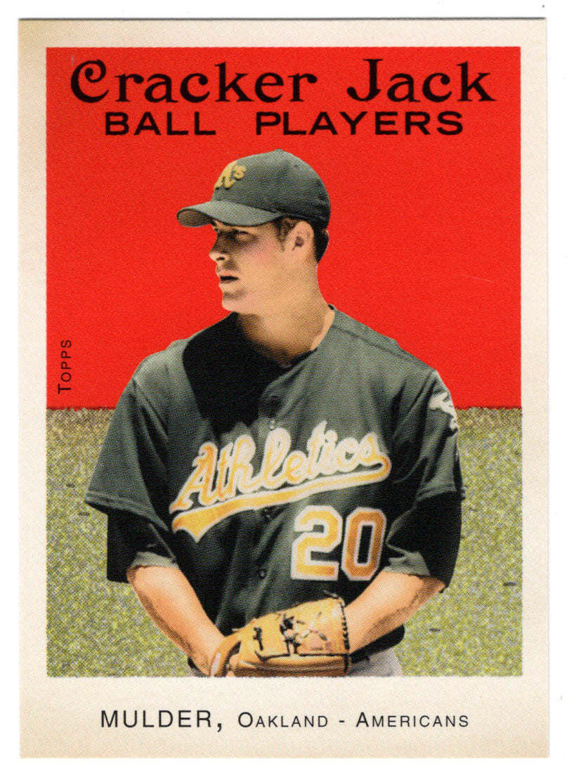 Mark Mulder - Oakland Athletics (MLB Baseball Card) 2004 Topps Cracker Jack # 77 Mint