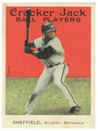 Gary Sheffield - Atlanta Braves - Mini (MLB Baseball Card) 2004 Topps Cracker Jack # 95 Mint