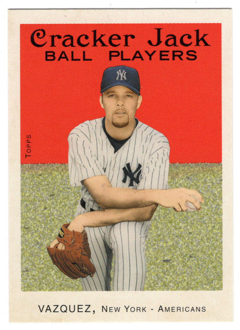 Javier Vazquez - New York Yankees (MLB Baseball Card) 2004 Topps Cracker Jack # 112 Mint