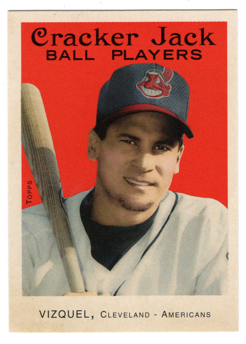 Omar Vizquel - Cleveland Indians (MLB Baseball Card) 2004 Topps Cracker Jack # 141 Mint