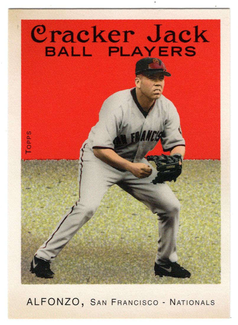 Edgardo Alfonzo - San Francisco Giants - Mini (MLB Baseball Card) 2004 Topps Cracker Jack # 156 Mint