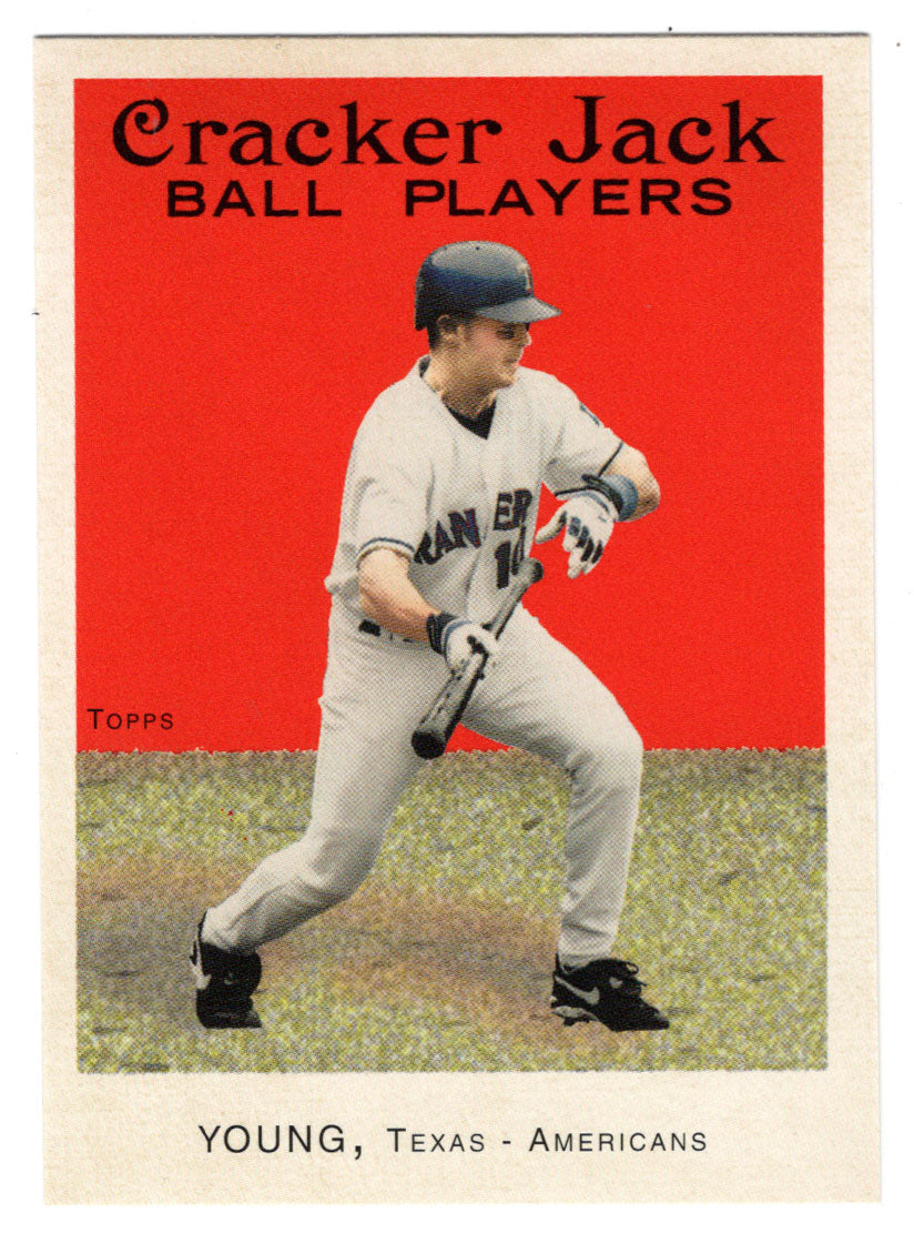Michael Young - Texas Rangers - Mini Stickers (MLB Baseball Card) 2004 Topps Cracker Jack # 168 Mint