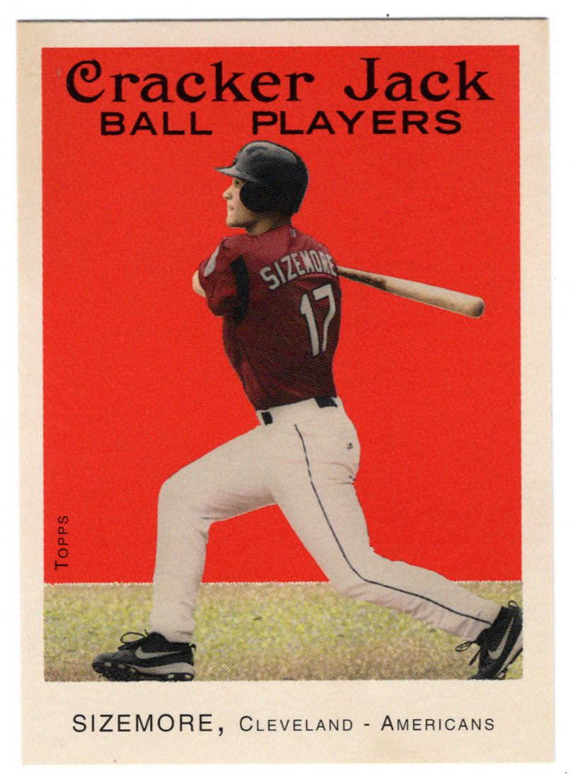 Grady Sizemore - Cleveland Indians (MLB Baseball Card) 2004 Topps Cracker Jack # 185 Mint