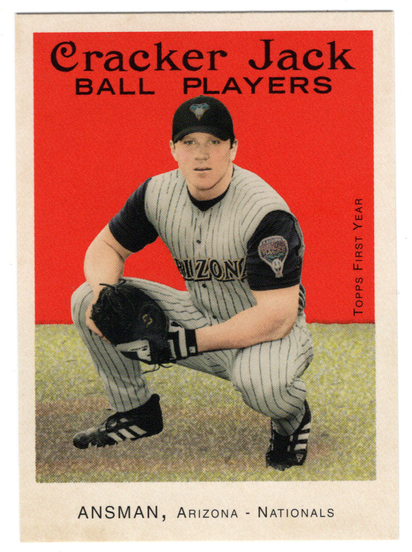 Craig Ansman - Arizona Diamondbacks - Mini Stickers (MLB Baseball Card) 2004 Topps Cracker Jack # 202 Mint