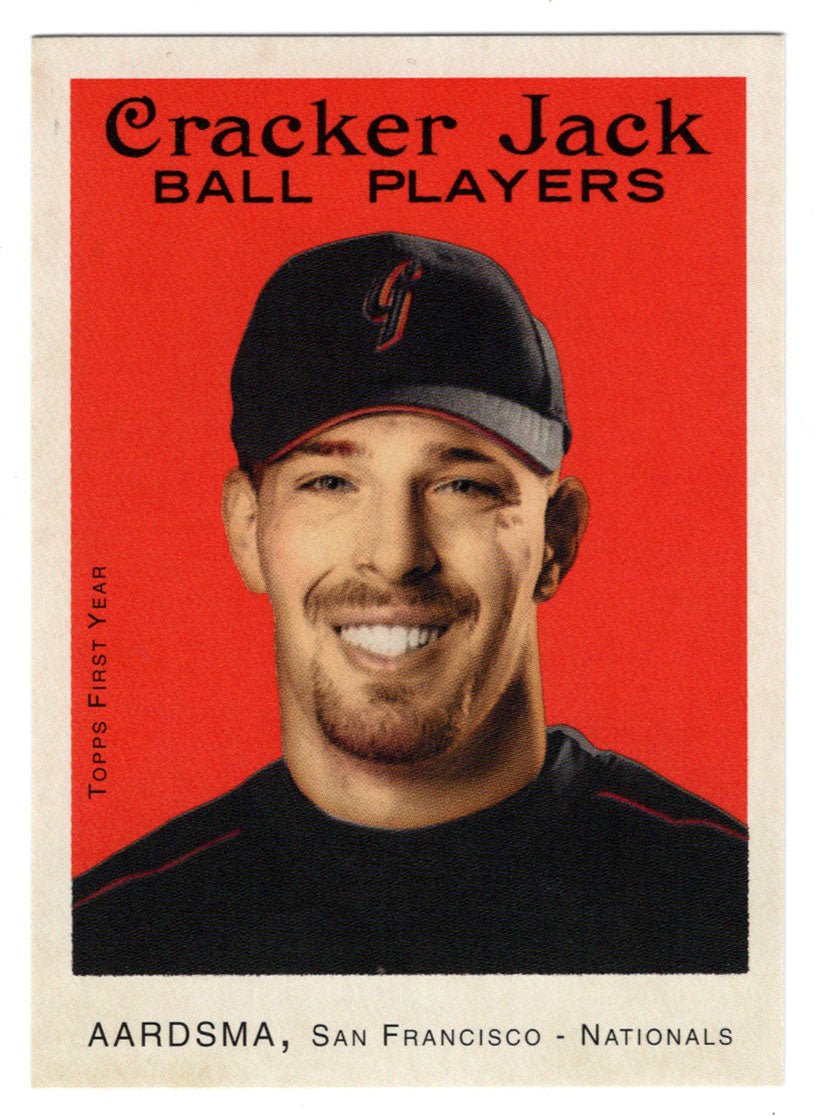 David Aardsma - San Francisco Giants - Mini (MLB Baseball Card) 2004 Topps Cracker Jack # 212 Mint