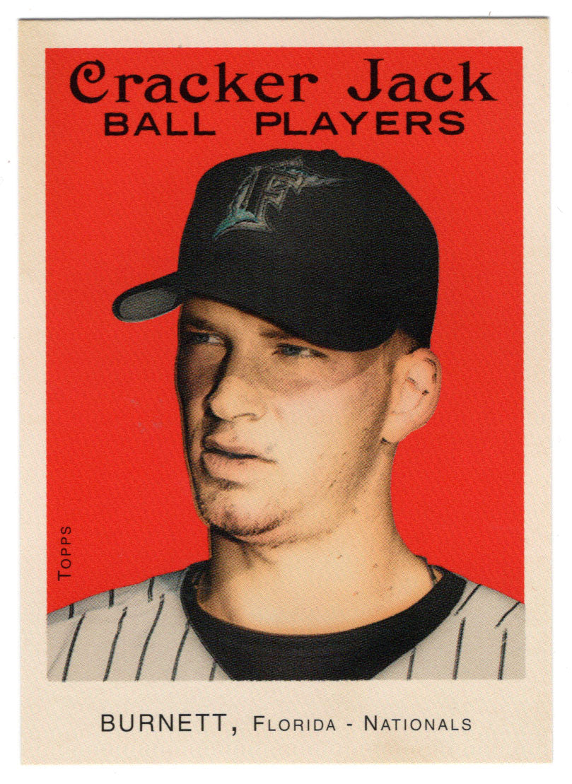 A.J. Burnett - Florida Marlins (MLB Baseball Card) 2004 Topps Cracker Jack # 225 Mint