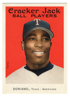Alfonso Soriano - Texas Rangers - Mini Stickers (MLB Baseball Card) 2004 Topps Cracker Jack # 237 Mint