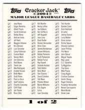 Load image into Gallery viewer, Checklist # 1 - Mini (MLB Baseball Card) 2004 Topps Cracker Jack # NNO Mint
