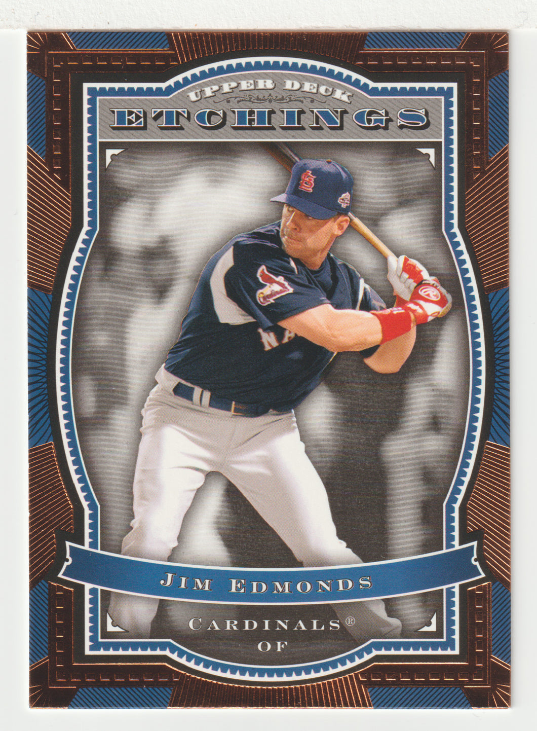 Jim Edmonds - St. Louis Cardinals (MLB Baseball Card) 2004 Upper Deck Etchings # 3 Mint