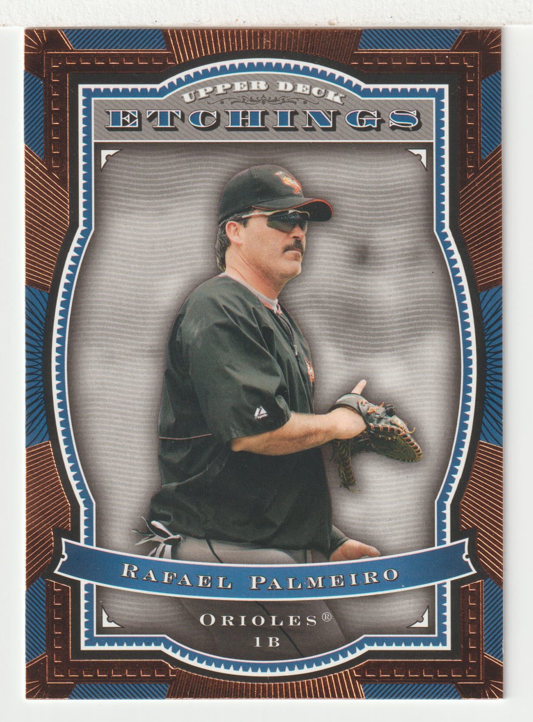 Rafael Palmeiro - Baltimore Orioles (MLB Baseball Card) 2004 Upper Deck Etchings # 5 Mint