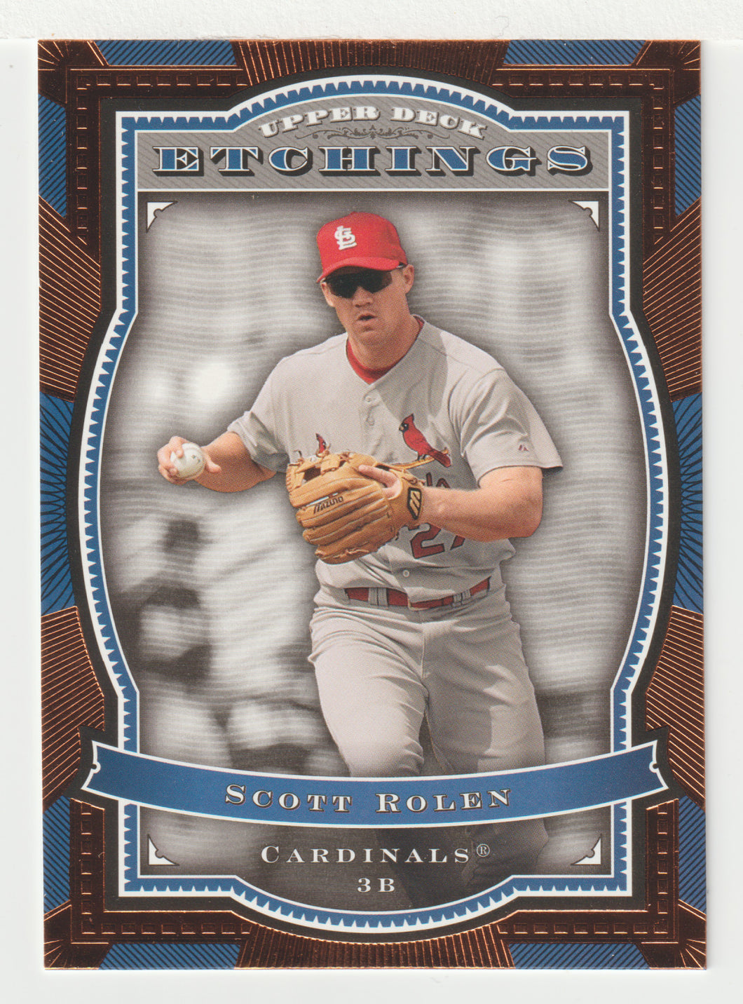 Scott Rolen - St. Louis Cardinals (MLB Baseball Card) 2004 Upper Deck Etchings # 19 Mint