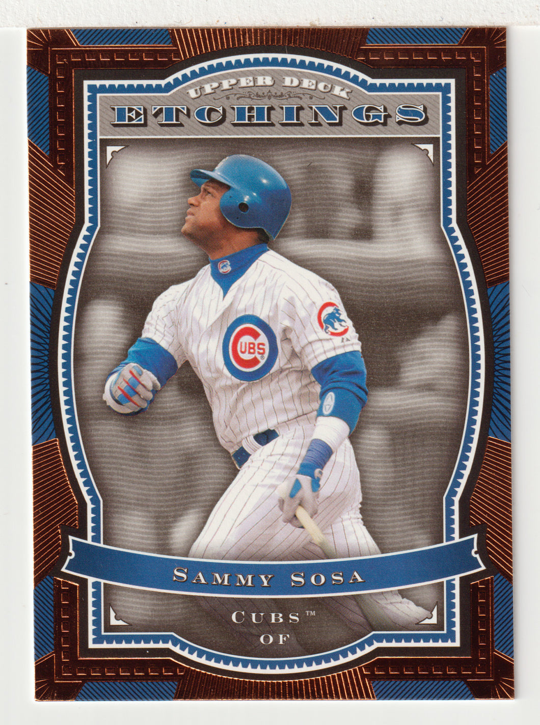 Sammy Sosa - Chicago Cubs (MLB Baseball Card) 2004 Upper Deck Etchings # 24 Mint