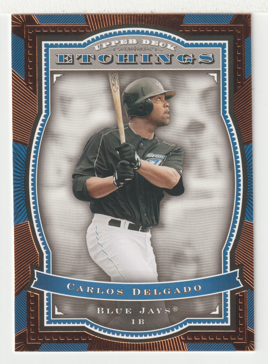 Carlos Delgado - Toronto Blue Jays (MLB Baseball Card) 2004 Upper Deck Etchings # 30 Mint
