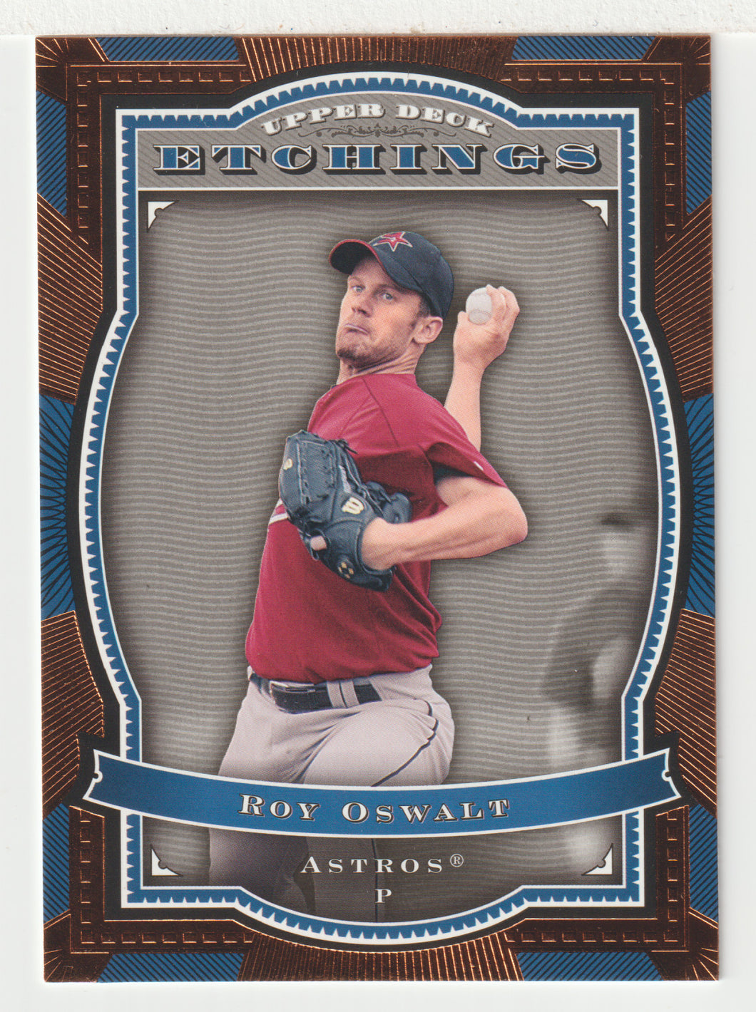Roy Oswalt - Houston Astros (MLB Baseball Card) 2004 Upper Deck Etchings # 33 Mint