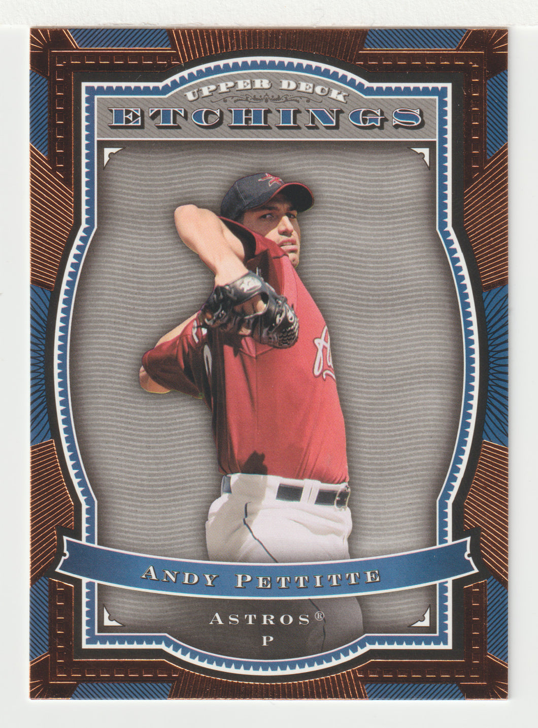 Andy Pettitte - Houston Astros (MLB Baseball Card) 2004 Upper Deck Etchings # 41 Mint