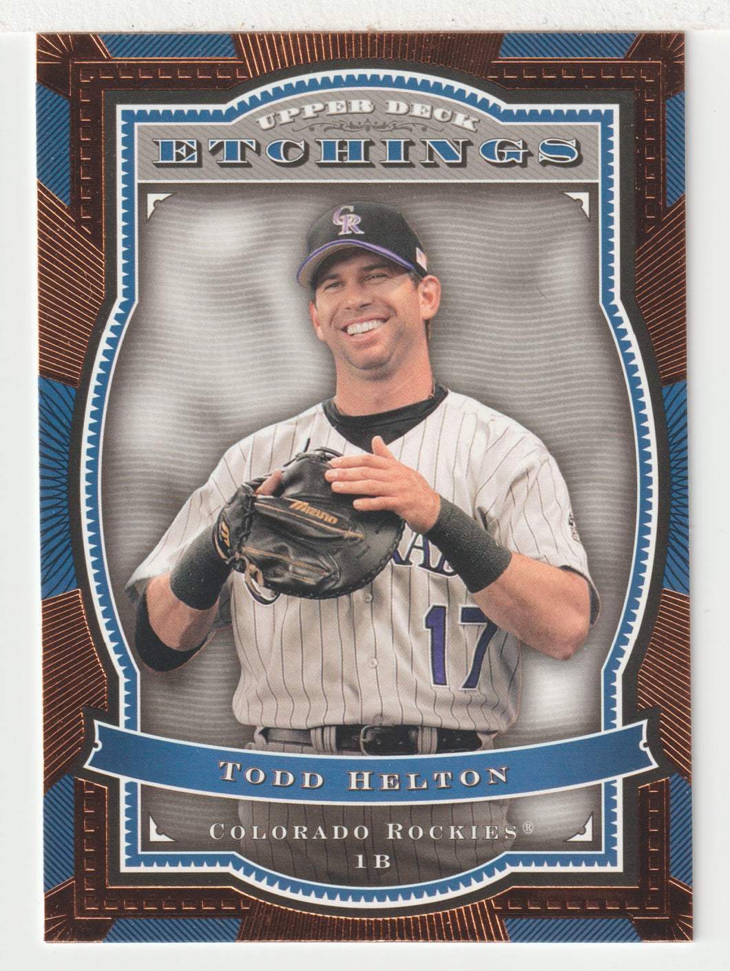 Todd Helton - Colorado Rockies (MLB Baseball Card) 2004 Upper Deck Etchings # 51 Mint