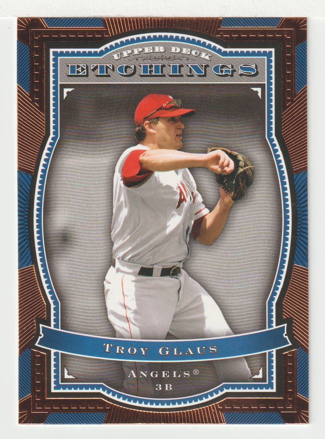 Troy Glaus - Anaheim Angels (MLB Baseball Card) 2004 Upper Deck Etchings # 57 Mint