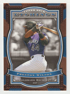Preston Wilson - Colorado Rockies (MLB Baseball Card) 2004 Upper Deck Etchings # 60 Mint