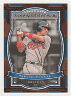 Rafael Furcal - Atlanta Braves (MLB Baseball Card) 2004 Upper Deck Etchings # 63 Mint