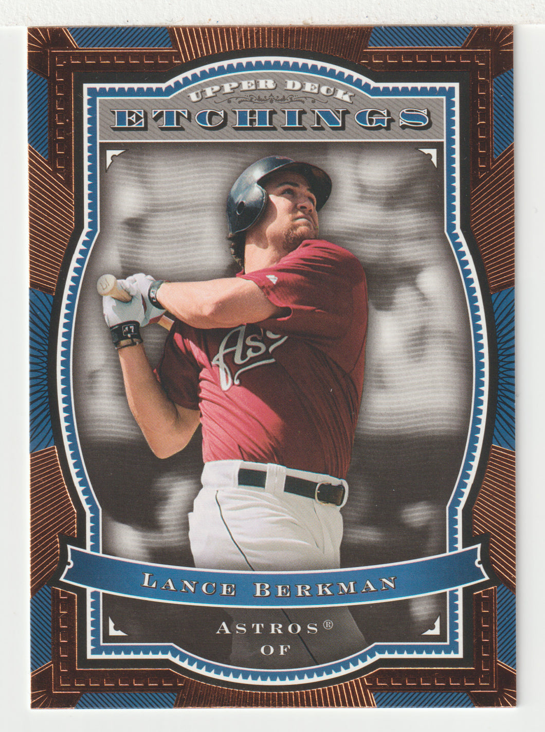 Lance Berkman - Houston Astros (MLB Baseball Card) 2004 Upper Deck Etchings # 65 Mint