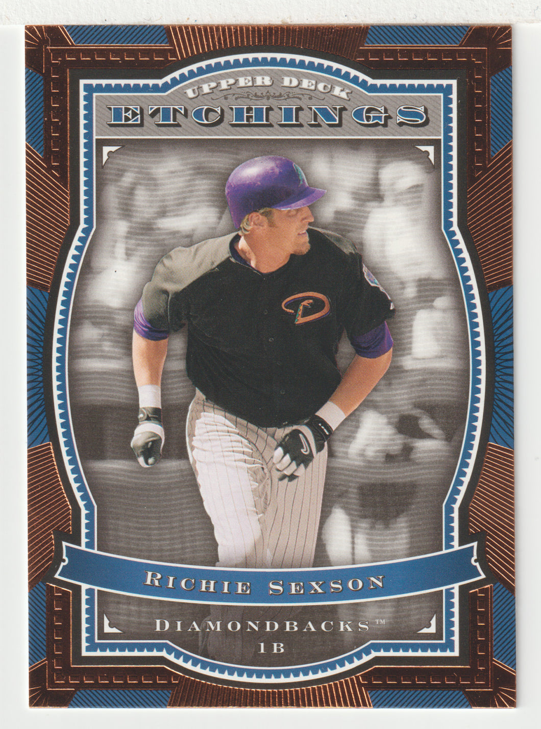 Richie Sexson - Arizona Diamondbacks (MLB Baseball Card) 2004 Upper Deck Etchings # 71 Mint