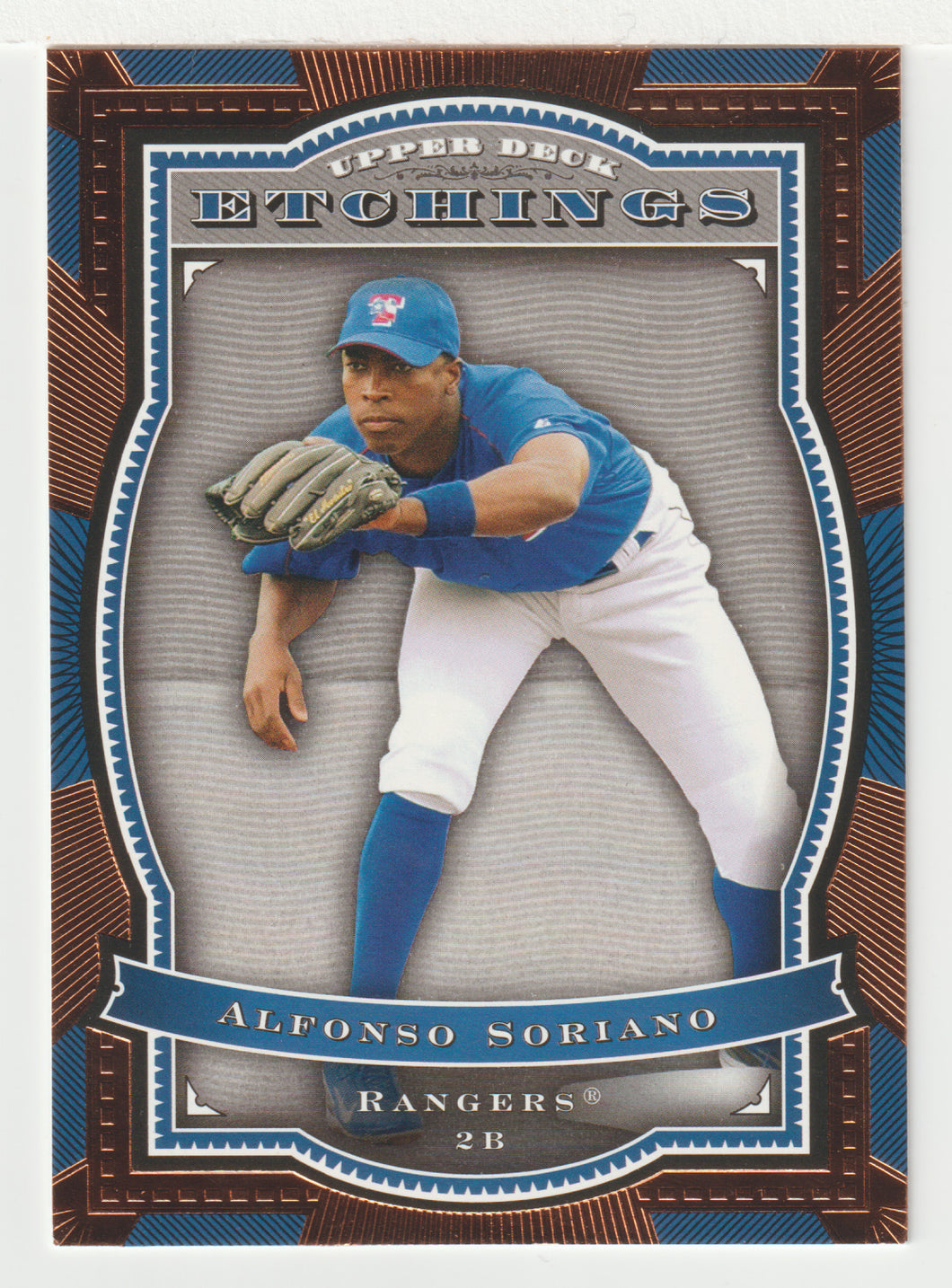 Alfonso Soriano - Texas Rangers (MLB Baseball Card) 2004 Upper Deck Etchings # 72 Mint