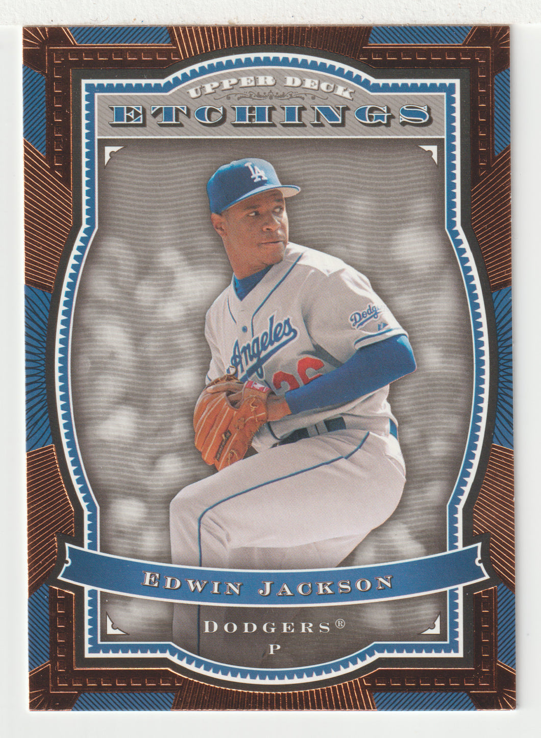 Edwin Jackson - Los Angeles Dodgers (MLB Baseball Card) 2004 Upper Deck Etchings # 73 Mint