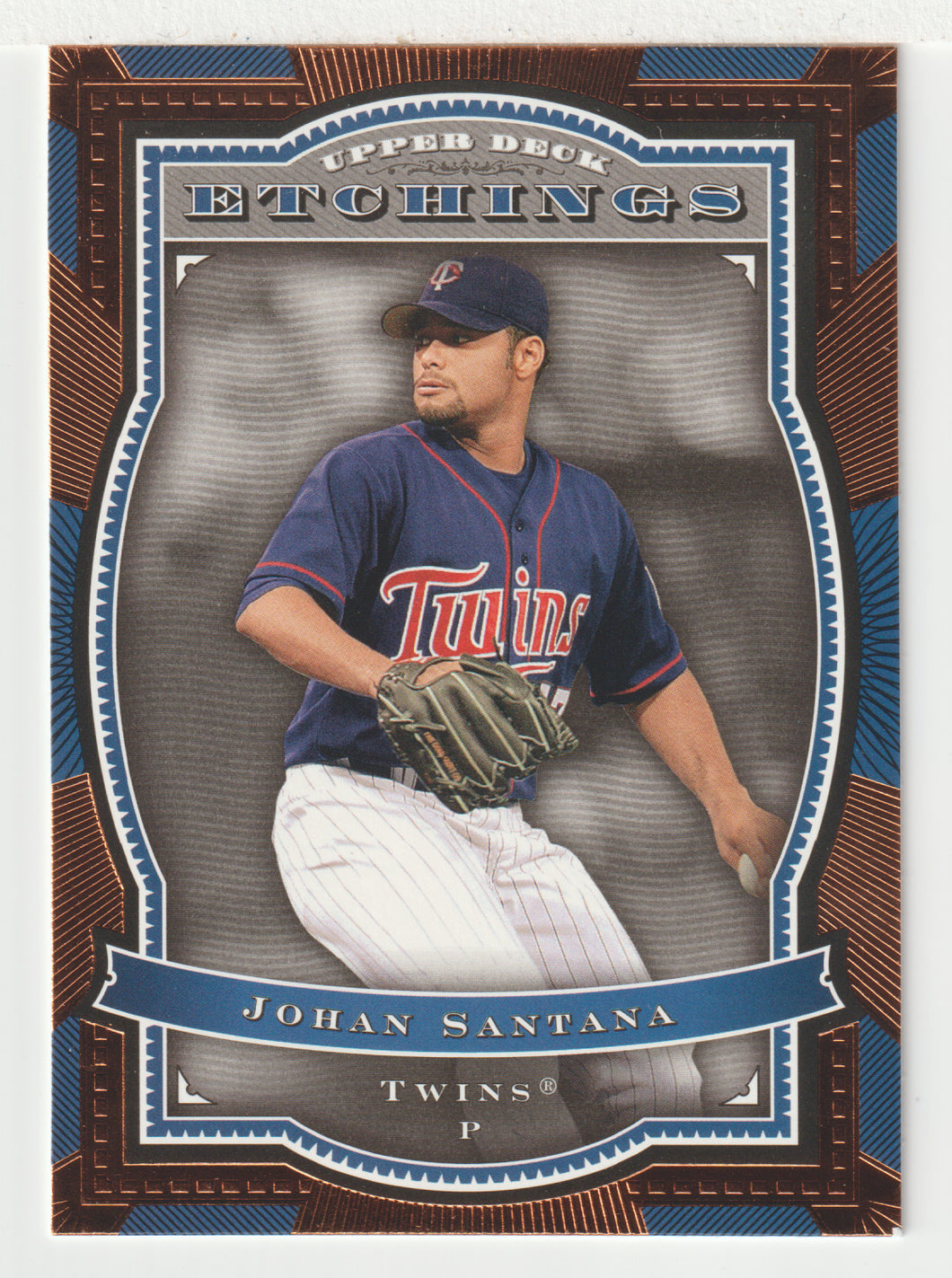 Johan Santana - Minnesota Twins (MLB Baseball Card) 2004 Upper Deck Etchings # 86 Mint