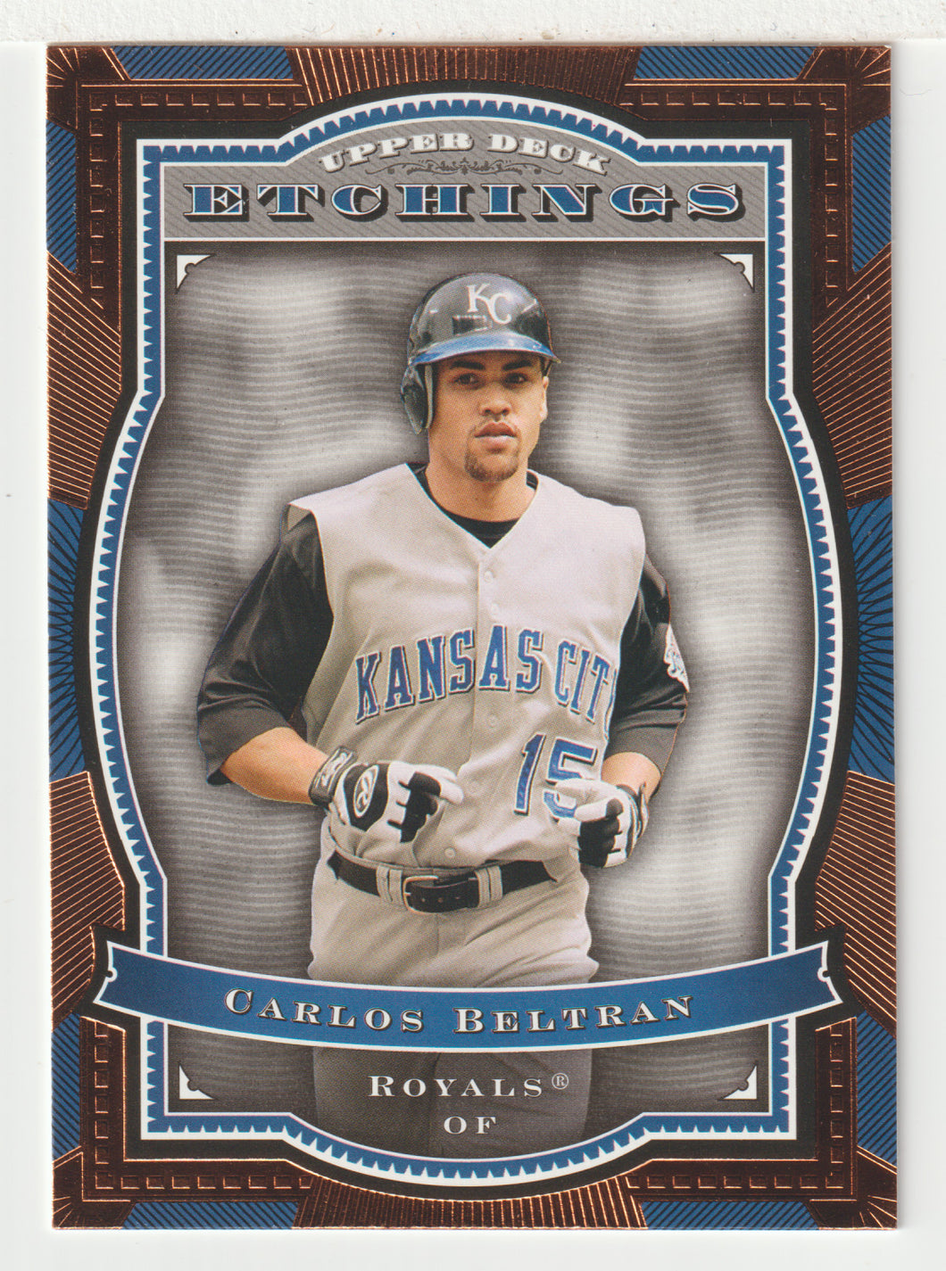 Carlos Beltran - Kansas City Royals (MLB Baseball Card) 2004 Upper Deck Etchings # 90 Mint