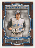 Carlos Beltran - Kansas City Royals (MLB Baseball Card) 2004 Upper Deck Etchings # 90 Mint