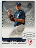 Javier Vazquez - New York Yankees (MLB Baseball Card) 2004 Upper Deck SP Authentic # 43 Mint