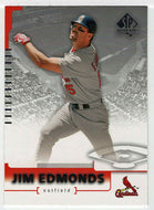 Jim Edmonds - St. Louis Cardinals (MLB Baseball Card) 2004 Upper Deck SP Authentic # 44 Mint