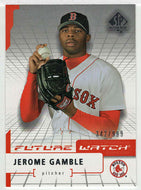 Jerome Gamble RC 342/999 - Boston Red Sox (MLB Baseball Card) 2004 Upper Deck SP Authentic # 110 Mint