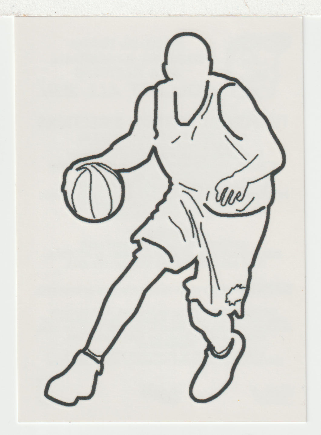 Tattoos - Passing, Ball in Air (NBA Basketball Card) 2005-06 Topps Bazooka # 13 Mint