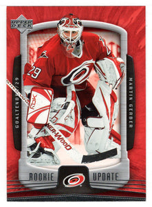 Martin Gerber - Carolina Hurricanes (NHL Hockey Card) 2005-06 Upper Deck Rookie Update # 17 Mint