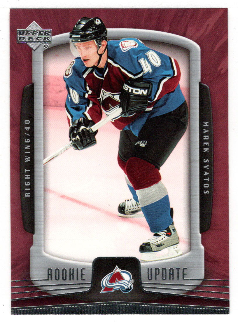 Marek Svatos - Colorado Avalanche (NHL Hockey Card) 2005-06 Upper Deck Rookie Update # 25 Mint