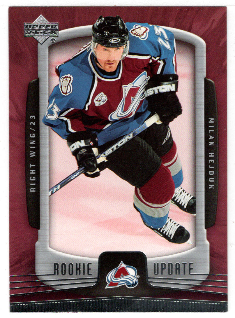 Milan Hejduk - Colorado Avalanche (NHL Hockey Card) 2005-06 Upper Deck Rookie Update # 26 Mint