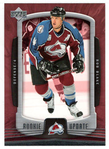 Rob Blake - Colorado Avalanche (NHL Hockey Card) 2005-06 Upper Deck Rookie Update # 27 Mint