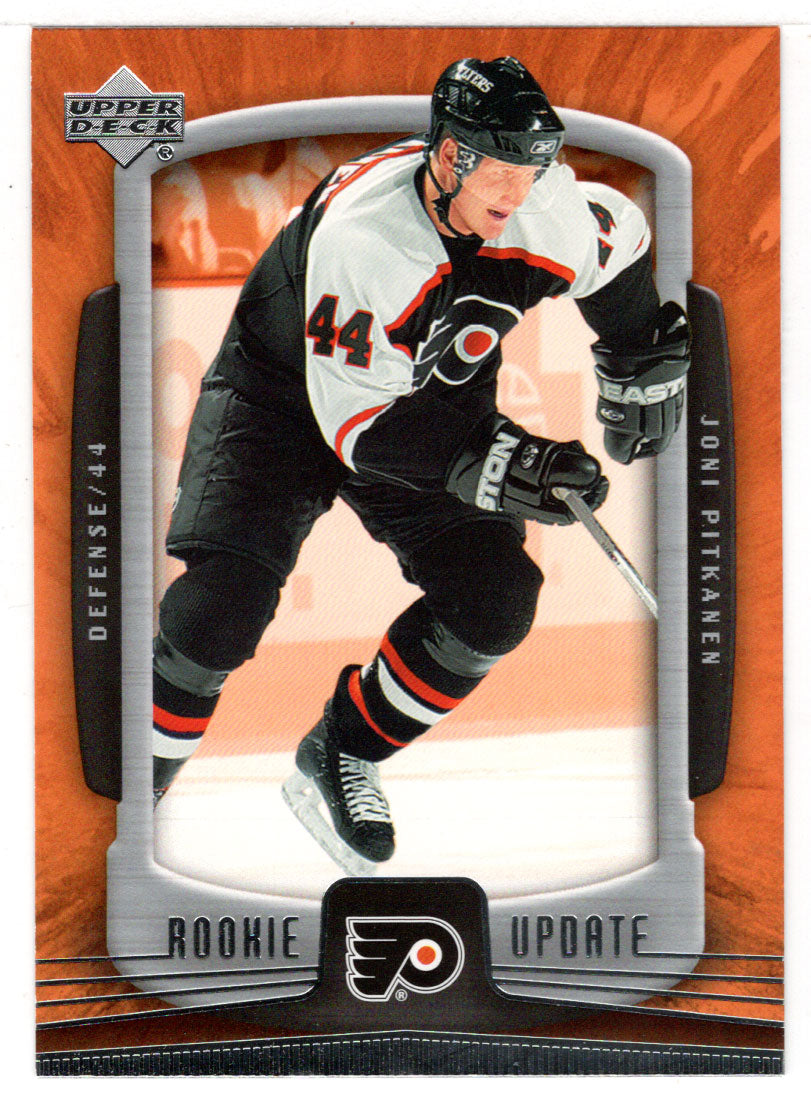 Joni Pitkanen - Philadelphia Flyers (NHL Hockey Card) 2005-06 Upper Deck Rookie Update # 74 Mint