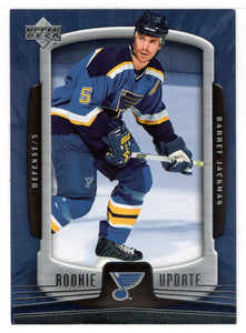 Barret Jackman - St. Louis Blues (NHL Hockey Card) 2005-06 Upper Deck Rookie Update # 86 Mint