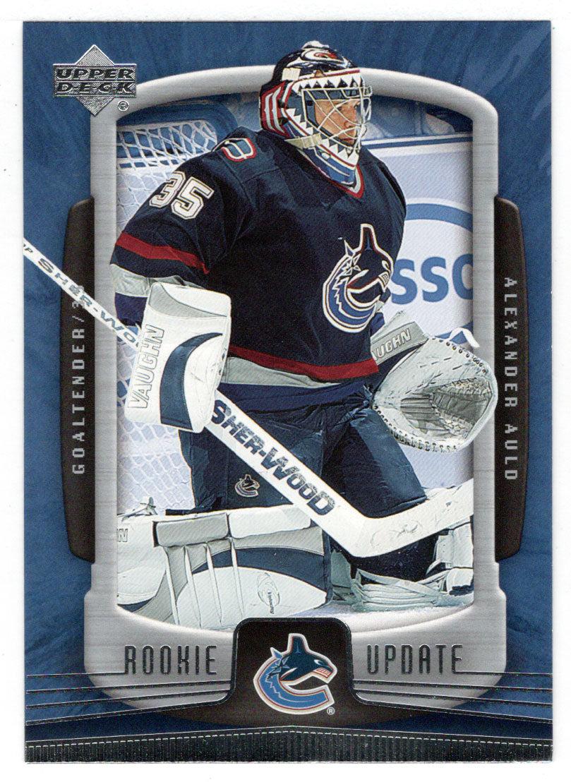 Alex Auld - Vancouver Canucks (NHL Hockey Card) 2005-06 Upper Deck Rookie Update # 97 Mint