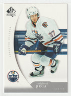 Michael Peca - Edmonton Oilers (NHL Hockey Card) 2005-06 Upper Deck SP Authentic # 40 Mint