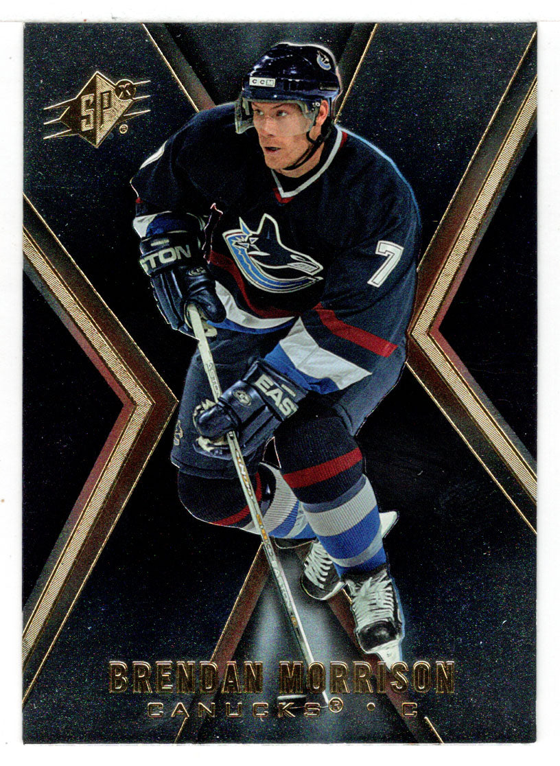 Brendan Morrison - Vancouver Canucks (NHL Hockey Card) 2005-06 Upper Deck SPx # 89 Mint