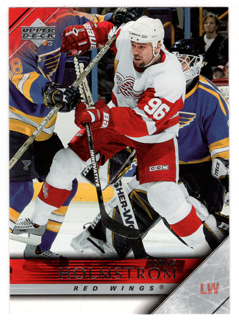 Tomas Holmstrom - Detroit Red Wings (NHL Hockey Card) 2005-06 Upper Deck # 70 Mint