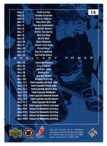 Checklist # 1 (NHL Hockey Card) 2005-06 Upper Deck # CK Mint