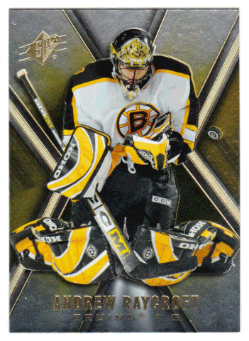 Andrew Raycroft - Boston Bruins (NHL Hockey Card) 2005-06 Upper Deck SPx # 8 Mint