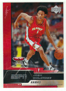 Josh Childress - Atlanta Hawks (NBA Basketball Card) 2005-06 Upper Deck ESPN # 1 Mint