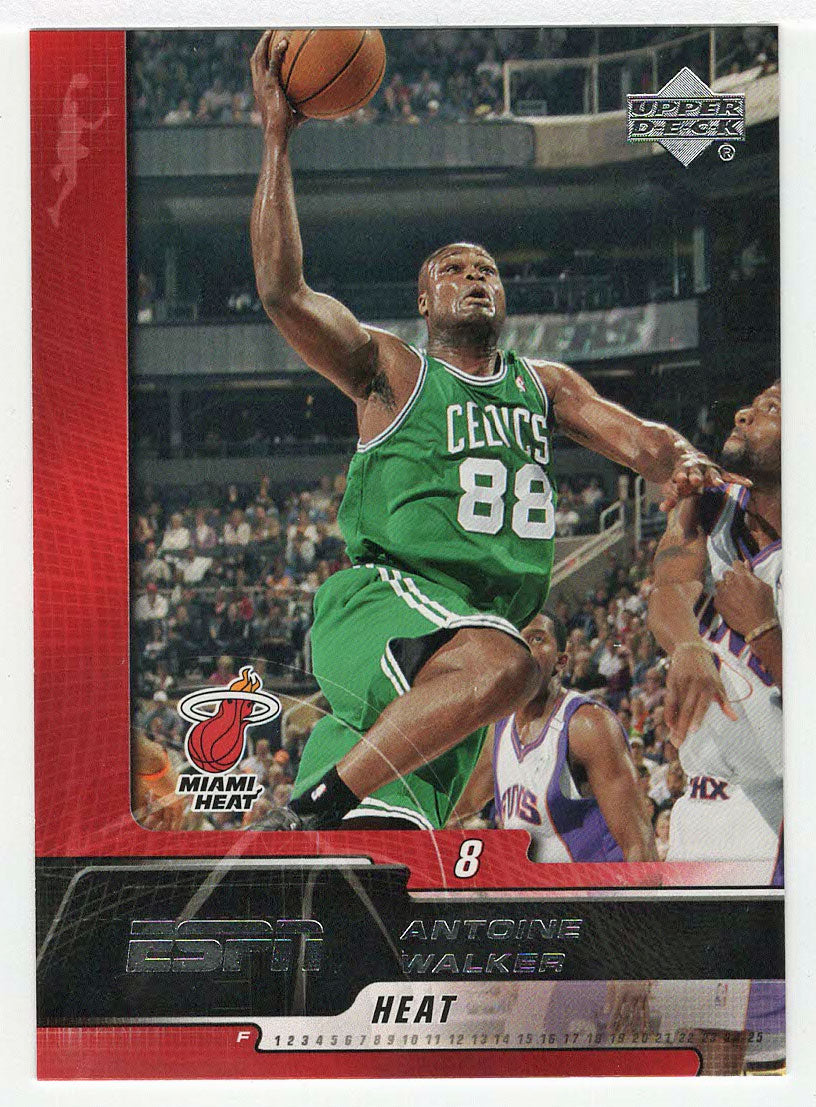 Antoine Walker - Boston Celtics (NBA Basketball Card) 2005-06 Upper Deck ESPN # 4 Mint