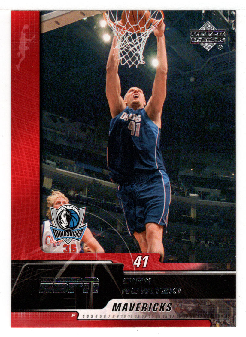 Dirk Nowitzki - Dallas Mavericks (NBA Basketball Card) 2005-06 Upper Deck ESPN # 16 Mint